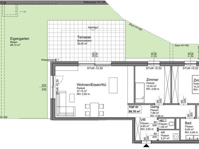 Immobilie in Ohlsdorf - Anlegerwohnung im Neubauprojekt (Angerweg 2 - Top 1) - Bild 1
