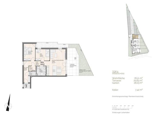 Immobilie in Tiefgraben - Traumhafte Gartenwohnung in Tiefgraben - kurz vor Fertigstellung - Bild 3