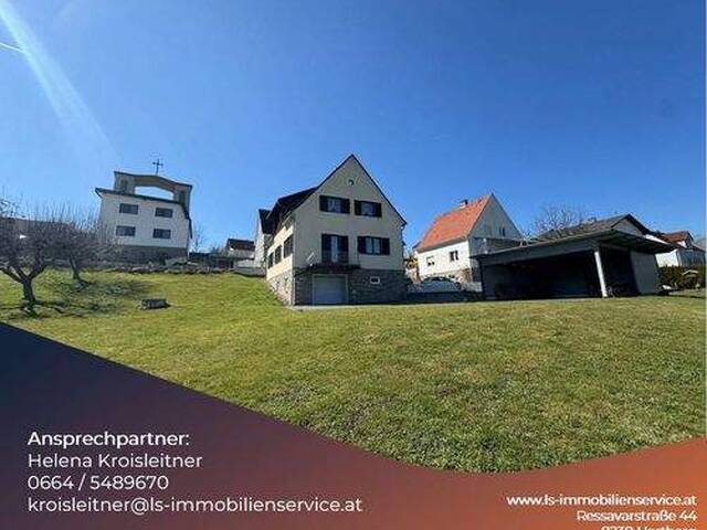 Immobilie in Rohrbach an der Lafnitz - Einfamilienhaus mit zusätzlichem Baugrund direkt daneben – in Rohrbach a.d. Lafnitz - Bild 0