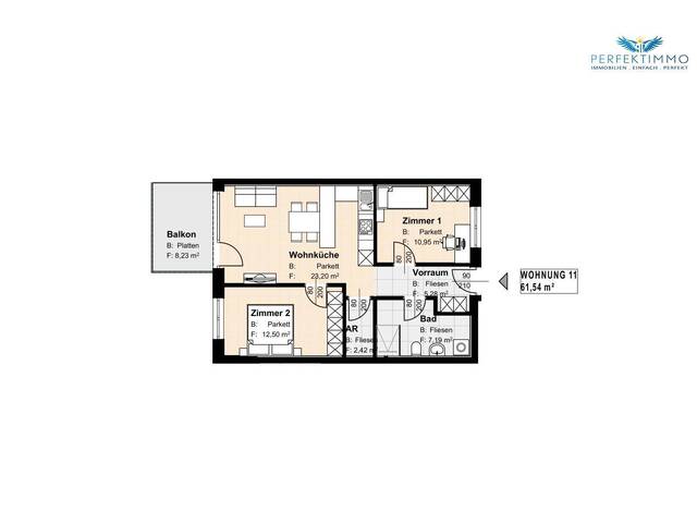 Immobilie in Haiming - „Wohnen mit Aussicht auf die Geierwand“ - Neubauwohnung W 11 - Bild 3