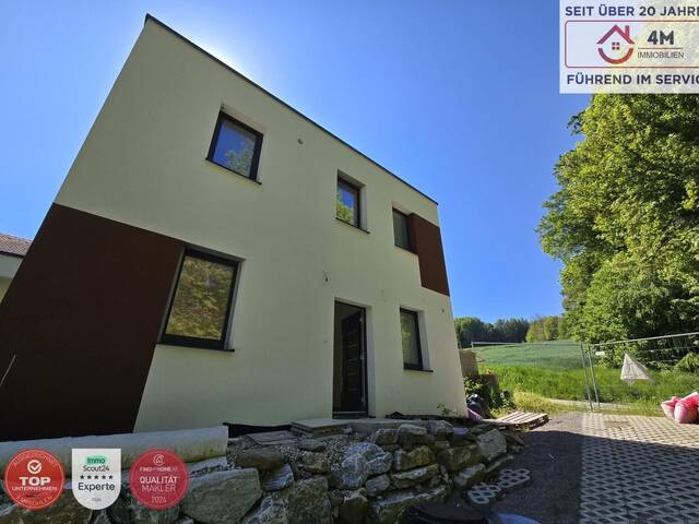 Immobilie in Hintersdorf - AKTION PREIS !!!!!NATUR PUR**ERSTBEZUG**4 EINFAMILIENHÄUSER AM WALDRAND**NAHE WIEN, KLOSTERNEUBURG & TULLN! - Bild 0