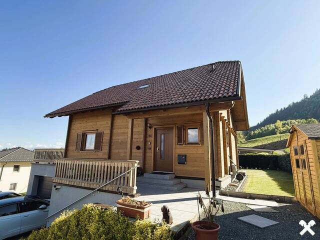 Immobilie in St. Veit an der Glan - Charmantes Holzhaus in herrlicher Aussichtslage - Bild 0