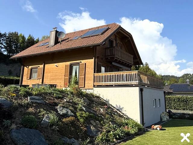 Immobilie in St. Veit an der Glan - Charmantes Holzhaus in herrlicher Aussichtslage - Bild 2