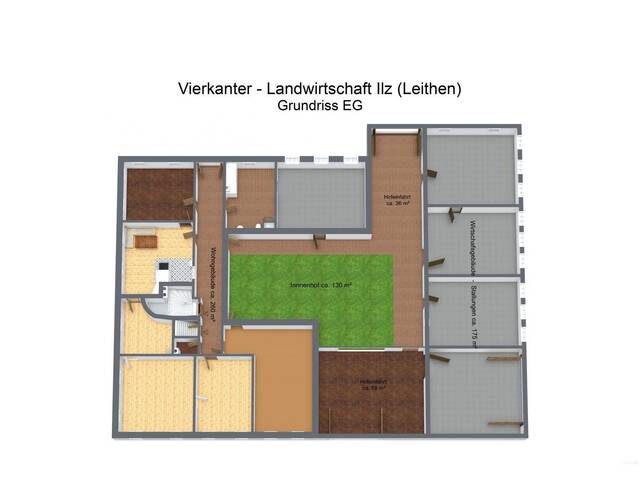 Immobilie in Ilz - Vierkanter-Rarität - ca. 16 Hektar Landwirtschaft mit Teich in Ilz in der Oststeiermark - Schmuckstück zum Wachküssen! - Bild 2