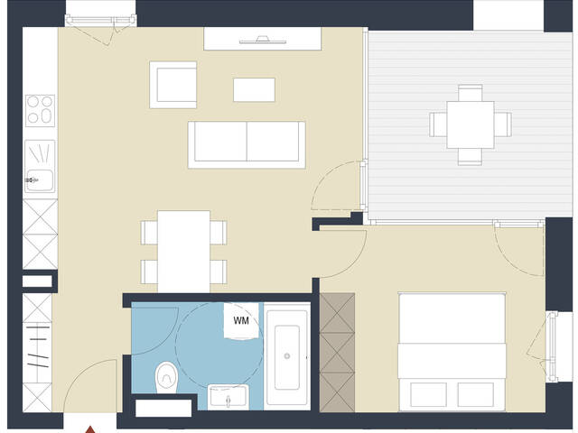 Immobilie in Koblach - 2-Zimmer-Wohnung mit Loggia zu verkaufen (Top 34) - Bild 2