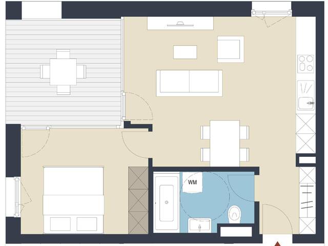 Immobilie in Koblach - 2-Zimmer-Gartenwohnung zu verkaufen (Top 26) - Bild 2