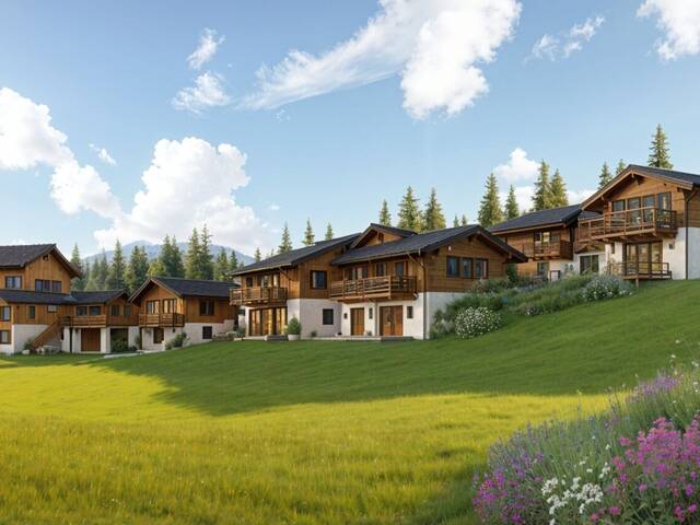 Immobilie in Hochrindl - FERIENIMMOBILIE / Kärnten - Hochrindl! Traumhafte Chalets mit herrlichem Blick über das Kärntner Land. - Bild 0