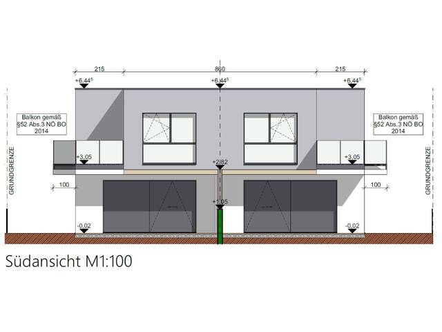 Immobilie in Biedermannsdorf - Wohntraum Doppelhaushälfte in perfekter Wohnlage - Belagsfertig - Bild 1
