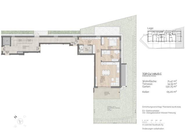 Immobilie in St. Lorenz - Moderne Erdgeschosswohnung mit Garten und Terrasse in St. Lorenz - Bild 3