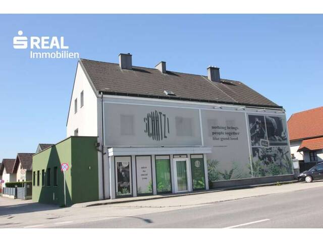 Immobilie in Amstetten - Wohnhaus mit Verkaufsgeschäft und Imbiss/Bistro - Bild 1