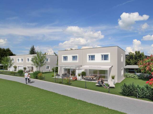 Immobilie in Ansfelden - Neubau: Doppel- und Reihenhausanlage Ansfelden, Widistraße H16 - Bild 0
