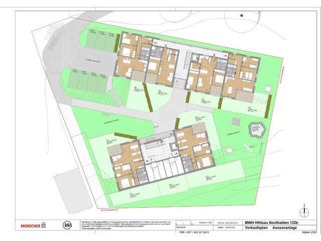 Immobilie in Hittisau - 4-Zimmer-Gartenwohnung /Top15 / Mehrwohnhaus Hittisau Nordhalden - Bild 3