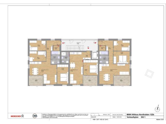 Immobilie in Hittisau - 4-Zimmer-Gartenwohnung /Top15 / Mehrwohnhaus Hittisau Nordhalden - Bild 4