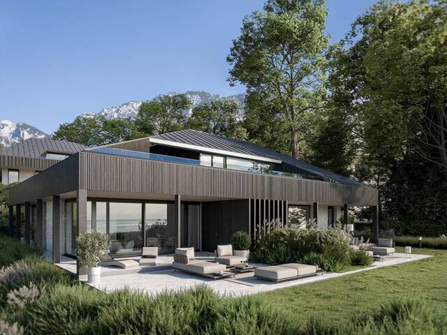 Immobilie in Steinbach am Attersee - 3-Zimmer Gartenwohnung: Outdoor-Living am Attersee mit privatem Seezugang - Bild 1