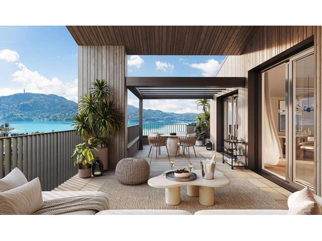 Immobilie in Pörtschach - Gartenwohnung mit Poolanlage am Wörthersee - SEEPANORAMA Pörtschach - Bild 3