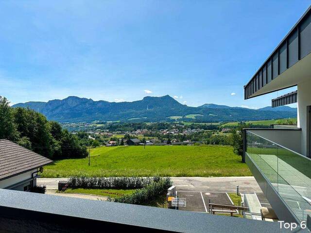 Immobilie in Tiefgraben - Am Sonnenhang bei Mondsee: Exklusive Dachgeschosswohnung mit Panoramabalkon in traumhafter Lage - W6 - Bild 0