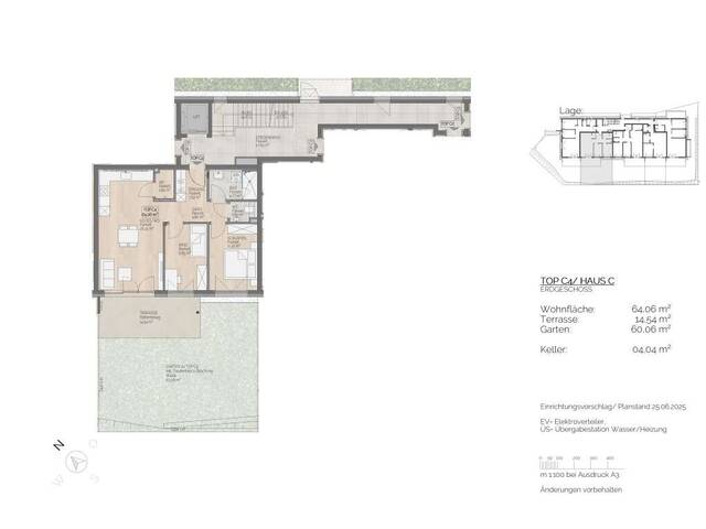 Immobilie in St. Lorenz - Moderne Erdgeschoßwohnung in St. Lorenz mit Garten und Terrasse. JETZT INFORMIEREN! - Bild 3