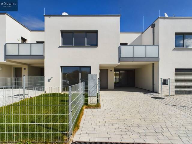 Immobilie in Wolkersdorf im Weinviertel - KÄUFERPROVISIONSFREI - Wolkersdorf - TOP Reihenhaus 6 mit herrlichem Garten - klimaaktiv GOLD-Haus - Bild 0