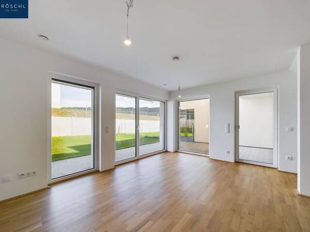 Immobilie in Wolkersdorf im Weinviertel - KÄUFERPROVISIONSFREI - Wolkersdorf - TOP Reihenhaus 6 mit herrlichem Garten - klimaaktiv GOLD-Haus - Bild 1