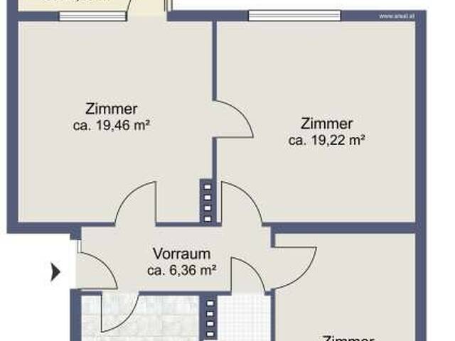 Immobilie in Salzburg - 3-Zimmer-Wohnung mit Westbalkon in Lehen - Bild 4