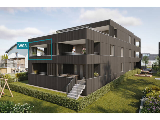 Immobilie in Lochau - See, Berg, Natur - Ihr Zuhause! 3-Zimmer-Terrassenwohnung W03 - Bild 0