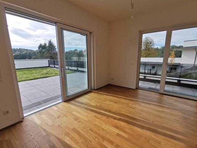 Immobilie in Graz - Erstbezug: Luxuriöse 3-Zimmer-Gartenwohnung mit Südwestterrasse nahe der Mariatroster Basilika! SONDERAKTION: 35 % Anzahlung - Restkaufpreis in 5 Jahren - Bild 1