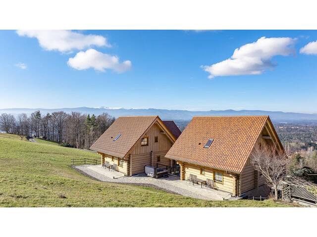Immobilie in Gleinstätten - Blockhaus-Chalet A mit traumhaftem Ausblick in idyllischer Ruhelage - Bild 4