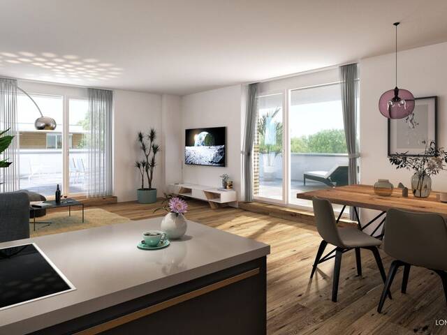 Immobilie in Feldkirchen bei Graz - Exklusives Neubauprojekt im grünen Süden von Graz. TOP B06 - 3-Zimmer-Wohnung mit großzügigem Balkon - Bild 1