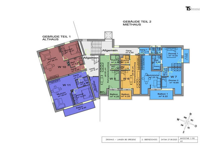 Immobilie in Langen bei Bregenz - Bregenz: Langen bei Bregenz: Top 10: Modern & gemütlich! 2-Zimmer-Wohnung ca. 50 m2 mit zusätzlichem Dachraum - Bild 3
