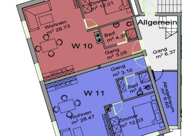 Immobilie in Langen bei Bregenz - Bregenz: Langen bei Bregenz: Top 10: Modern & gemütlich! 2-Zimmer-Wohnung ca. 50 m2 mit zusätzlichem Dachraum - Bild 4
