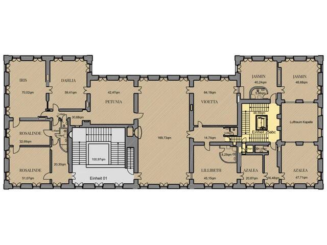 Immobilie in St. Florian am Inn - Investment Apartment im Schloss_Apartment Iris - Bild 3