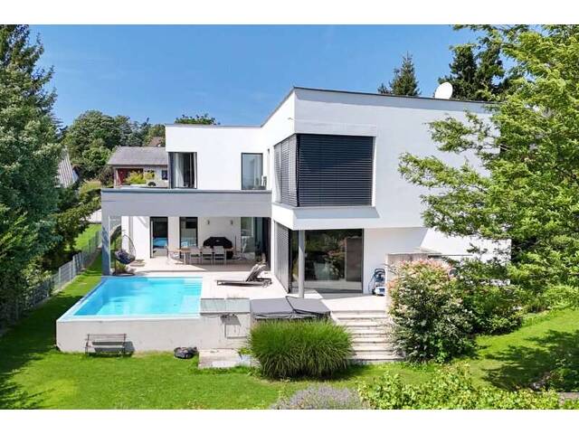 Immobilie in Altlengbach - Luxus im Grünen: Architektenvilla mit mediterranem Flair und Alpenpanorama - Bild 0