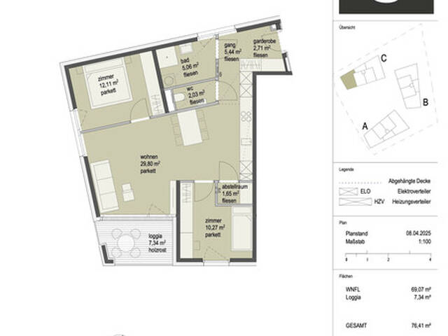 Immobilie in Kufstein - Neubau: 3-Zimmerwohnung in Kufstein Top C12 - Bild 4