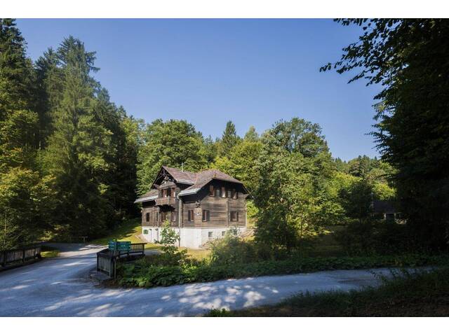 Immobilie in Kainach bei Voitsberg - Ehemaliges Forsthaus mit Wirtschaftsgebäuden, allein und ruhig im Wald gelegen. - Bild 0