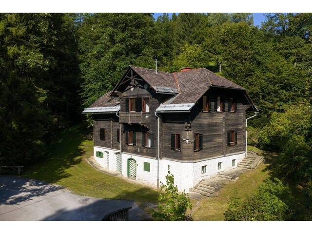 Immobilie in Kainach bei Voitsberg - Ehemaliges Forsthaus mit Wirtschaftsgebäuden, allein und ruhig im Wald gelegen. - Bild 1