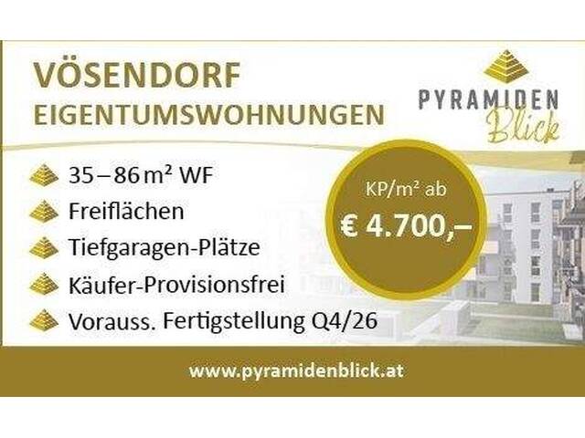 Immobilie in Vösendorf - westseitige 3 Zimmerwohnung mit Balkon - Bild 2