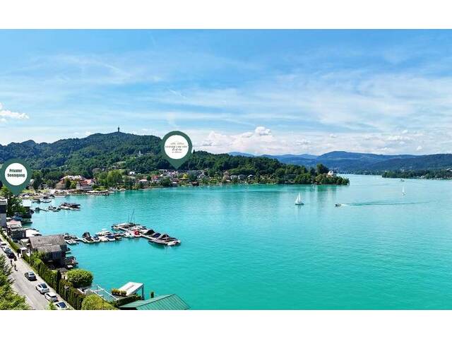 Immobilie in Reifnitz - Fantastic Lake View - Seeblickwohnung mit Infinity-Pool und privatem Seezugang am Wörthersee - Bild 1