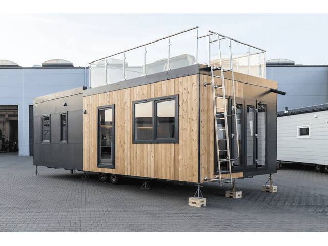 Immobilie in Markt Piesting - Stilvoller Holz-Bungalow mit Klimaanlage und Maßküche - Bild 2