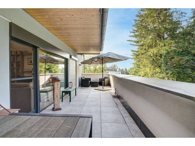 Immobilie in Munderfing - Wohnen am Bach: Neuwertige Penthouse-Wohnung mit 2 großen Dachterrassen. - Bild 3