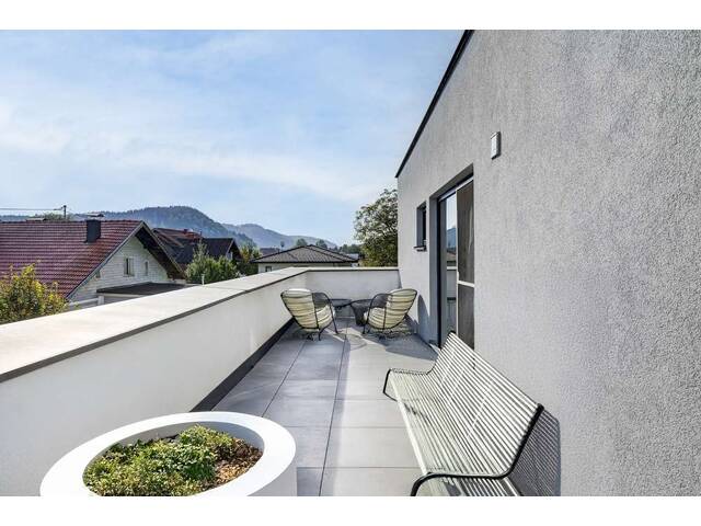 Immobilie in Munderfing - Wohnen am Bach: Neuwertige Penthouse-Wohnung mit 2 großen Dachterrassen. - Bild 4