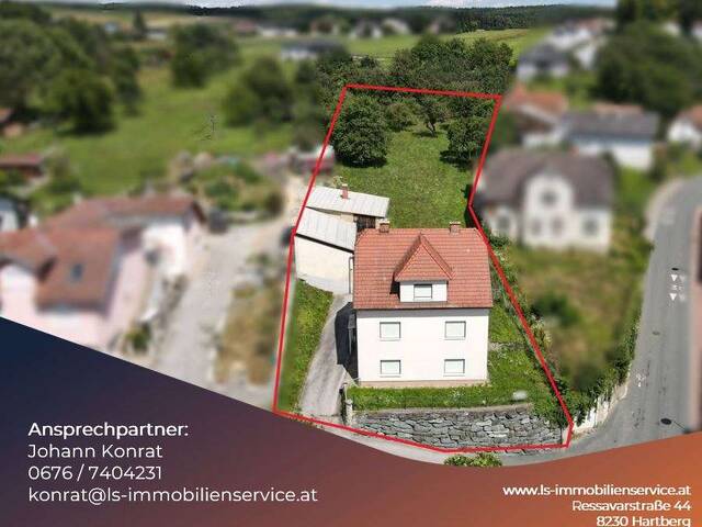 Immobilie in Bad Tatzmannsdorf - Großzügiges Wohnhaus mit zwei Einheiten, Garten & Baugrundstück im Kurort Bad Tatzmannsdorf - Bild 0