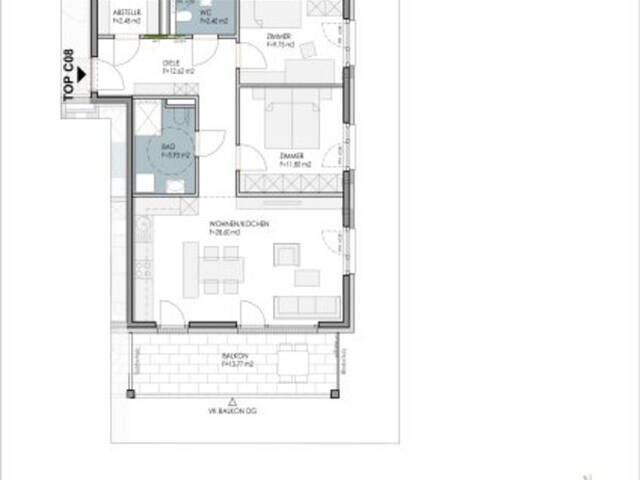 Immobilie in Baumkirchen - 3-Zimmer-Wohnung im 1.OG, Baumkirchen - Bild 3