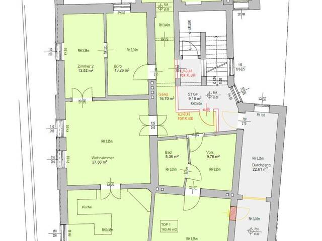 Immobilie in Ernstbrunn - „Wohnung in einer Gründerzeitvilla am Hauptplatz: Ihre Wohnung mit Zukunftspotenzial“ - Bild 3
