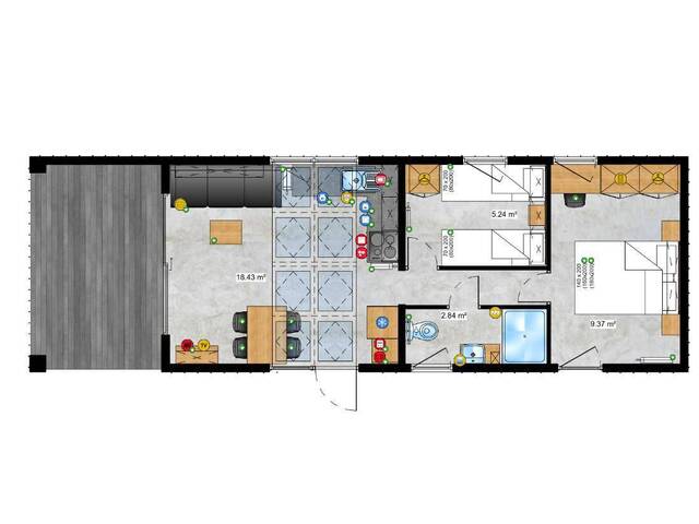 Immobilie in Amstetten - 3-Zimmer Bungalow mit Klimaanlage und Vollausstattung - Bestpreis - wir kalkulieren effizient statt zu kürzen! - Bild 2