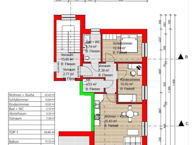 Immobilie in Pischelsdorf am Engelbach - Bauprojekt 5 Minuten von Mattighofen, 2 Zimmer Wohnung mit Balkon, individuelle Wünsche möglich!! - Bild 2