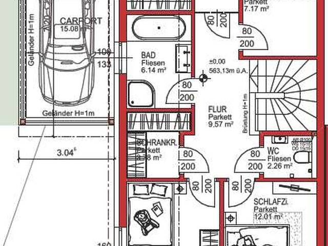 Immobilie in Weinberg - DOPPELHAUSHÄLFTE BEI SCHLOSS WEINBERG TRAUMHAFTER AUSBLICK - Bild 4