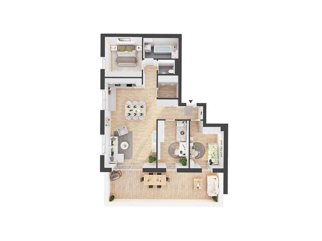 Immobilie in Obsteig - Hochwertige 4-Zimmer Penthousewohnung (AW07) - Bild 0