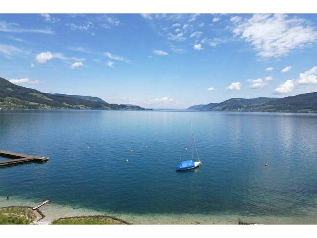 Immobilie in Unterburgau - Se(e)hnsucht nach dem Attersee? 4-Zimmer Wohnung mit Seezugang und Liegewiese - Bild 0