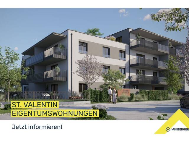 Immobilie in St. Valentin - HOCHWERTIGE EIGENTUMSWOHNUNG MIT TERRASSE/GARTEN IM ZENTRUM VON ST. VALENTIN - ALLES VOR DER HAUSTÜR! - Bild 3
