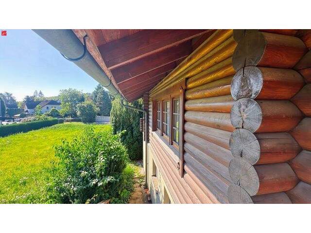 Immobilie in Hagenbrunn - Traumhaftes Blockhaus in Wien Umgebung mit viel Grünfläche - Bild 0